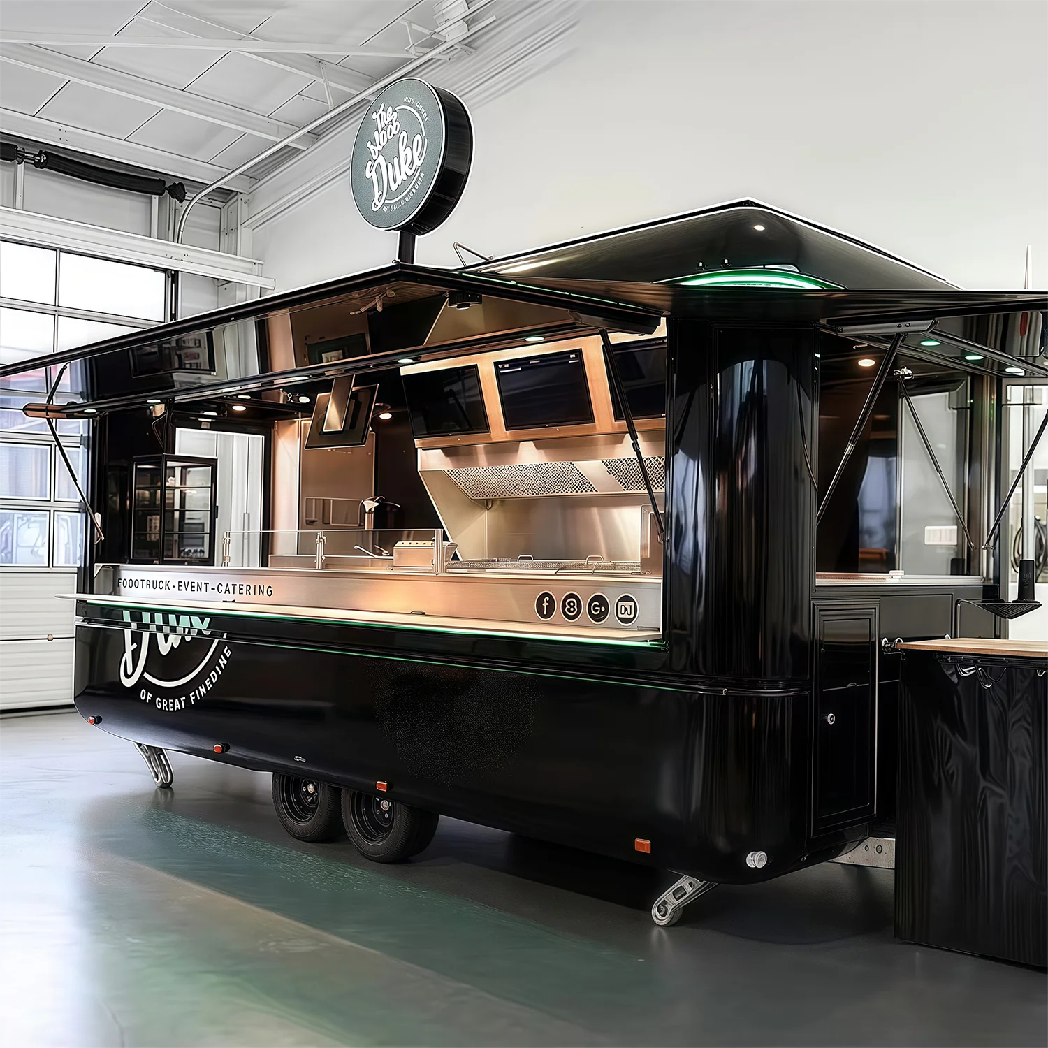 Preferential Price Food Trailer Convenient Mobile Food Trailer Cheap Mobile Truck Fast Food Trailer With CE