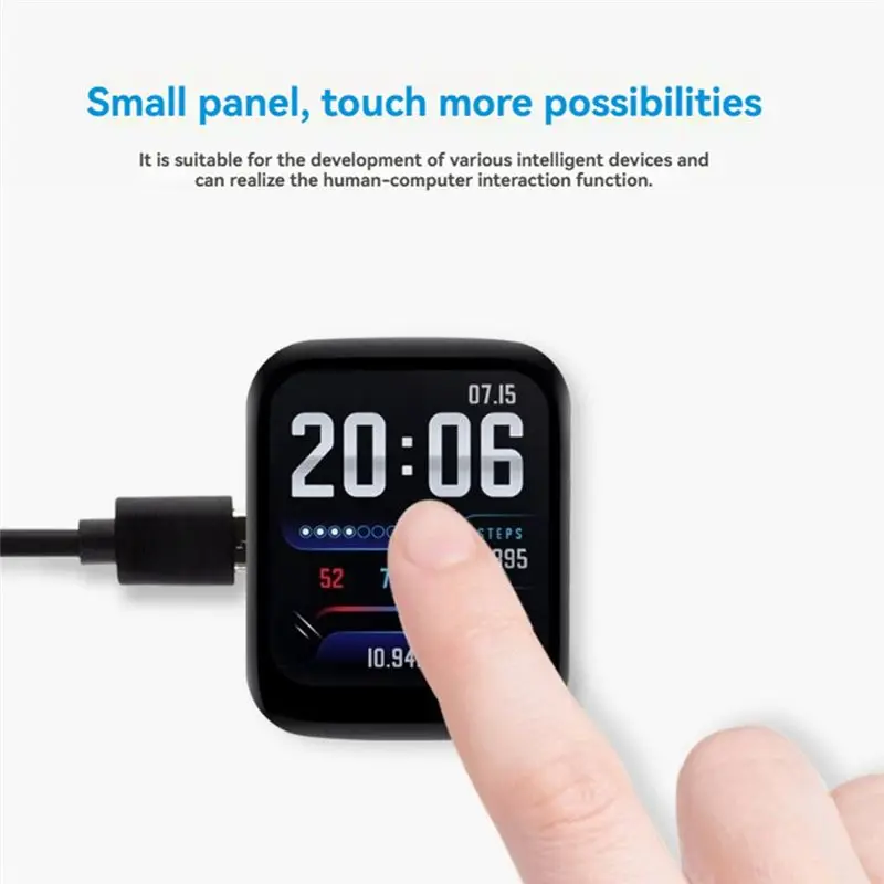 RP2350 Microcontroller Dual-Core Touch LCD Development Board With 1.69-Inch Rounded Corner LCD Touch Screen