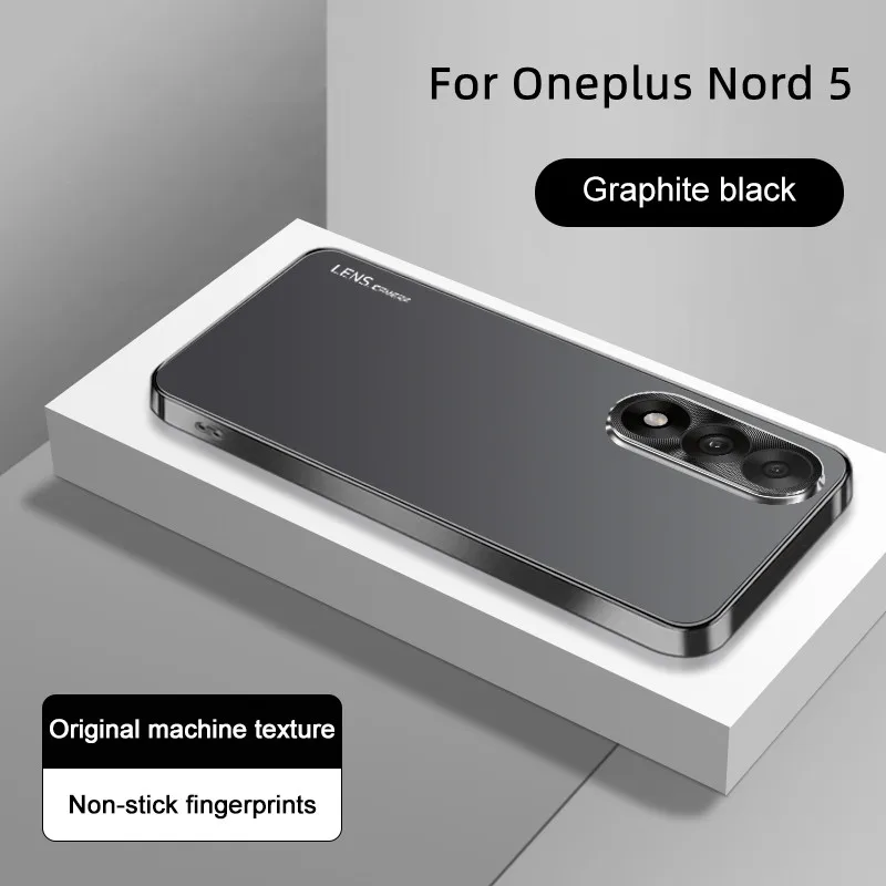 For Oneplus Nord 5 Case Hard AG Matte Plating Lens Protective Back Cover Cases For Oneplus Nord 5 Full Cover Shell