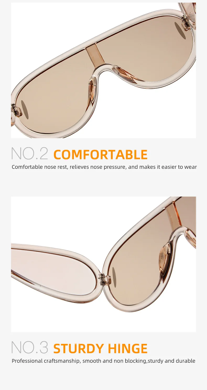 Y2K Sport Punk Sonnenbrille Frauen Männer Einteilige Sonnenbrille für Damen Luxus Marke Übergroßen Steampunk Brillen Goggle UV400 – Detail 16