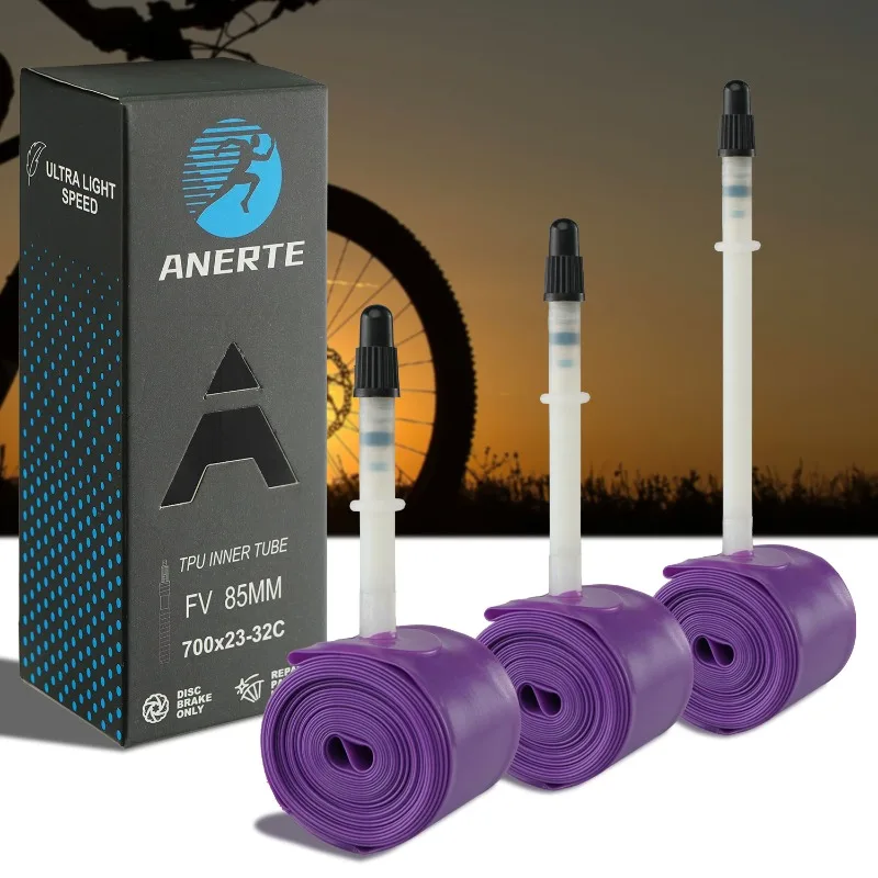 NPY الطريق دراجة بولي TPU الأنبوب الداخلي 700x23C 25C 26C 27C 28C 30C 32C الدراجات إطارات الدراجة إطار الكاميرا 700C pneu aro الفرنسية صمام #3