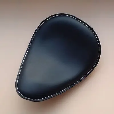 

Black Leather Solo Seat for Harley Honda Kawasaki Suzuki Yamaha Chopper Vintage
