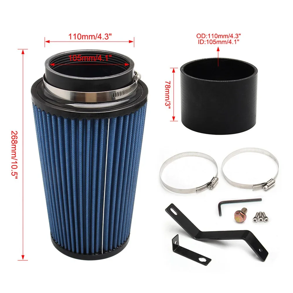 Tubo e filtro de admissão de ar frio para arrast5-2003 F250 F350 F450 Super Duty 7.3L Powerstroke Diesel AF-1018