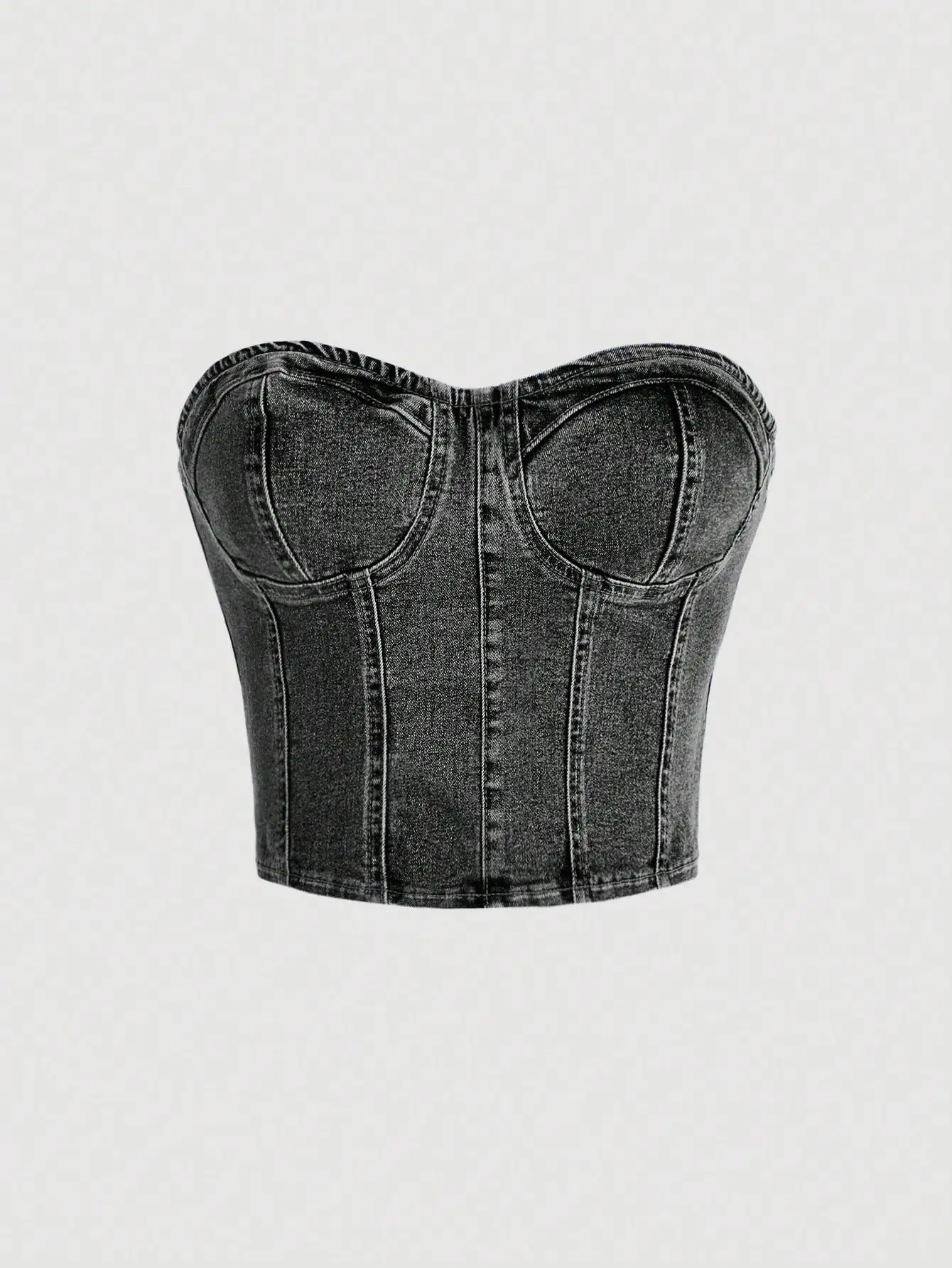 Sexy cowgirl crop top with retro cinched waist design, featuring a short length and a backless style, suitable for wearing as an