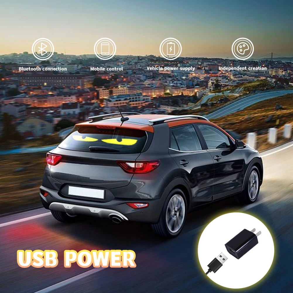 Devil Eyes LED Panel Light Remote Control LED Matrix Pixel Panel Night Light LED Devil Eye Decoration Light for Store/Bar/Trucks