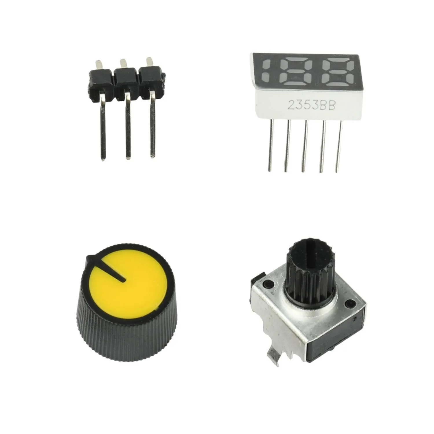 DC 3-24V Multifunctional Electronic Speed Controller with 4-Wire Fan Start Switch, Speed Display, and Servo Motor (Kit)