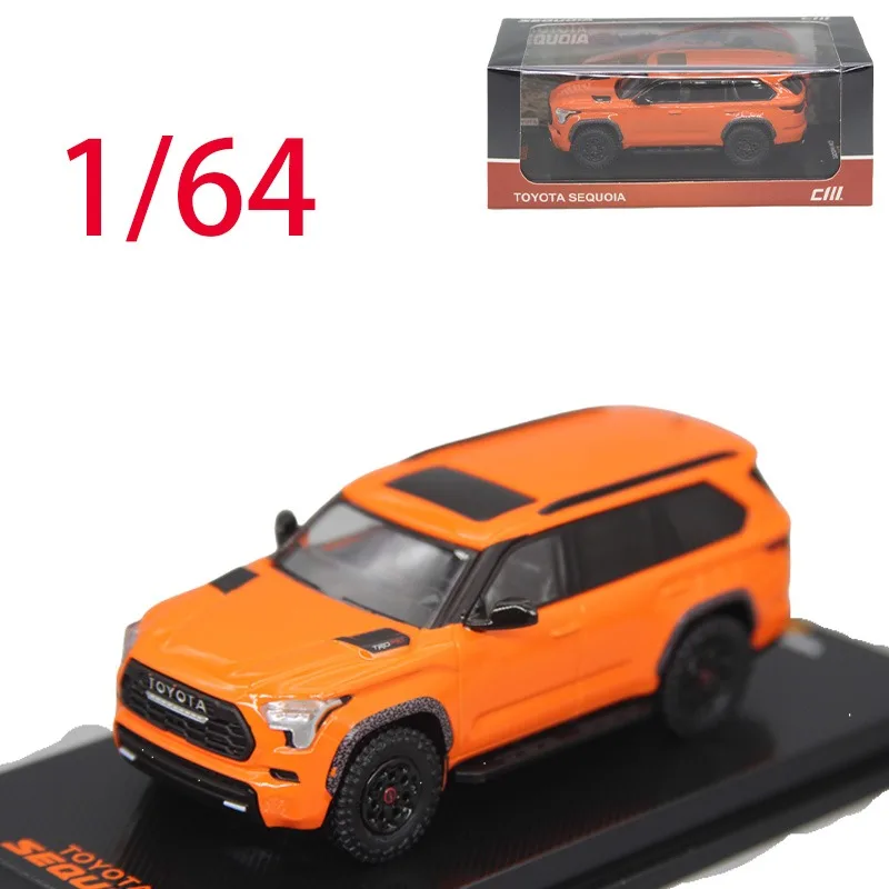 

CM Diecast 1/64 Scale Toyota Alloy Car Model Toyota Sequoia 3 XK80 TRD Pro Play Vehicles Toys for Boys Original Box