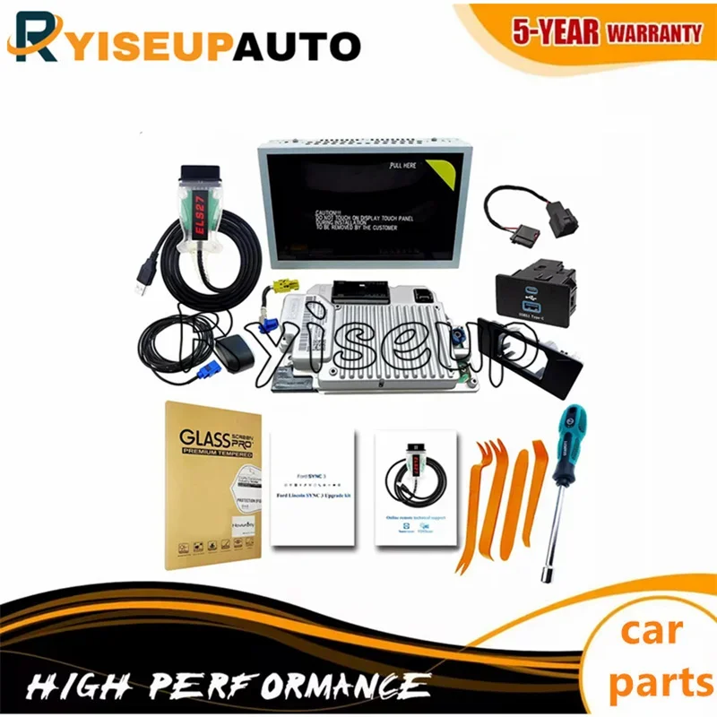 Factory SYNC2 to SYNC3 Upgrade Kit APIM Module Antenna Carplay GPS Navigation Fit for Ford Lincoln Sync 3 HC3T-14F014-BD