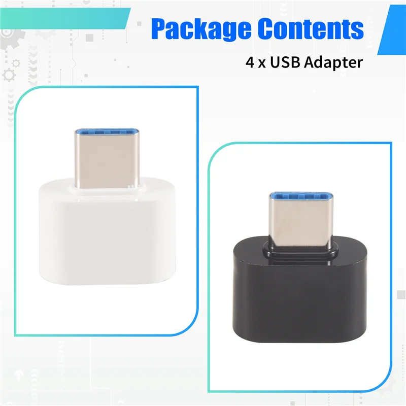 AB25-USB C إلى USB محول USB C إلى USB 3.0 OTG محول USB أنثى إلى USB-C ذكر محول متوافق مع Pro، Gala