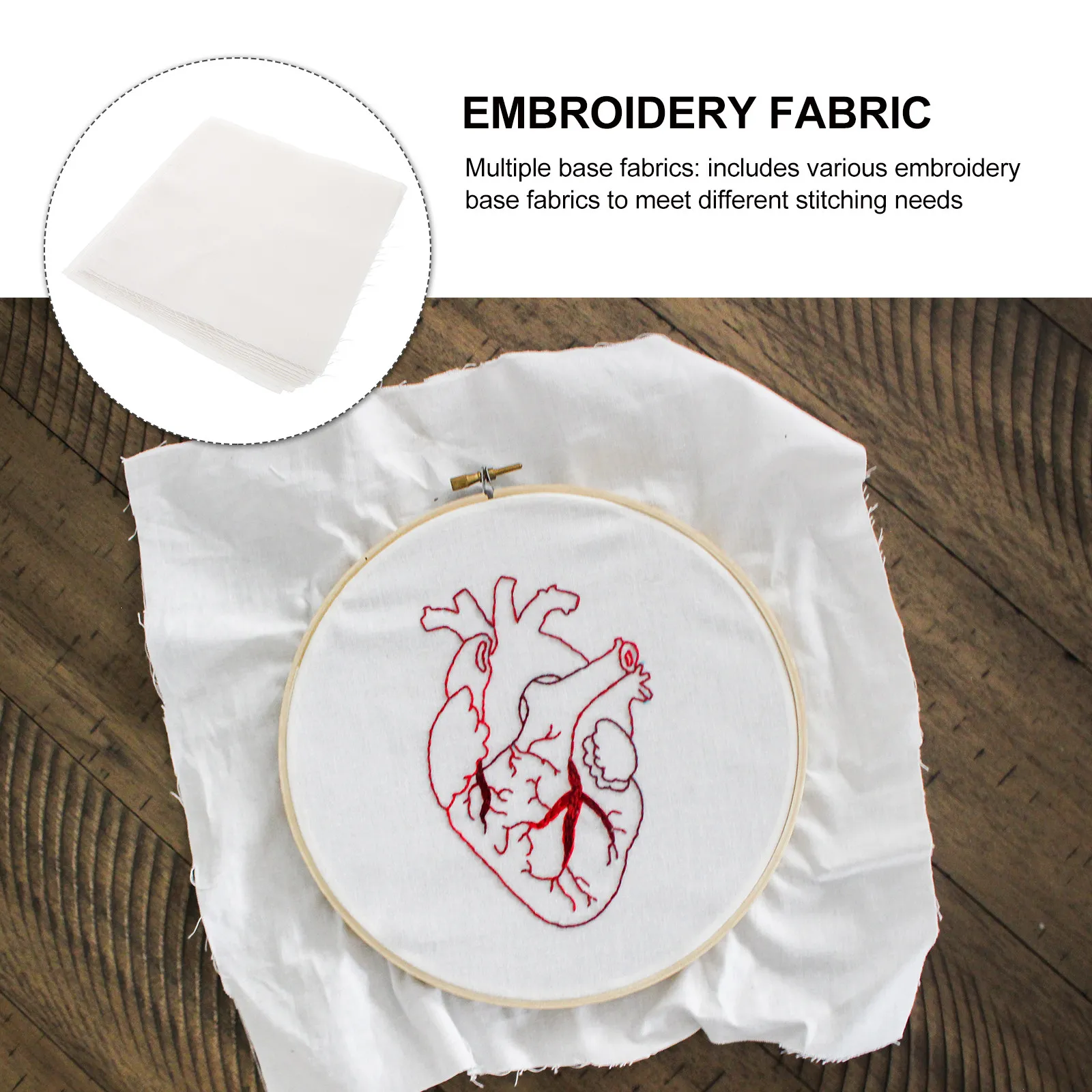 

10Pcs Premium Cotton Linen Embroidery Fabric for Hand Embroidery Cross Stitch Sewing DIY Craft Kits Needlework Fabric Blanks