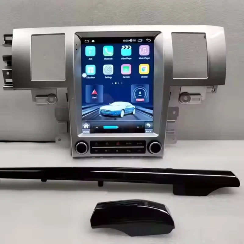 

Aotsr 12.1" Android 13 Vertical Screen Navigation Car Multimedia Radio Player for Jaguar XF 2010-2016 Built-in Carplay 4G WIFI