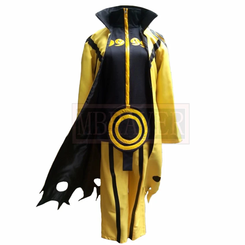 

Uzumaki Nine Tail Uniform Cosplay Costume Halloween Party Christmas Custom Made Any Size