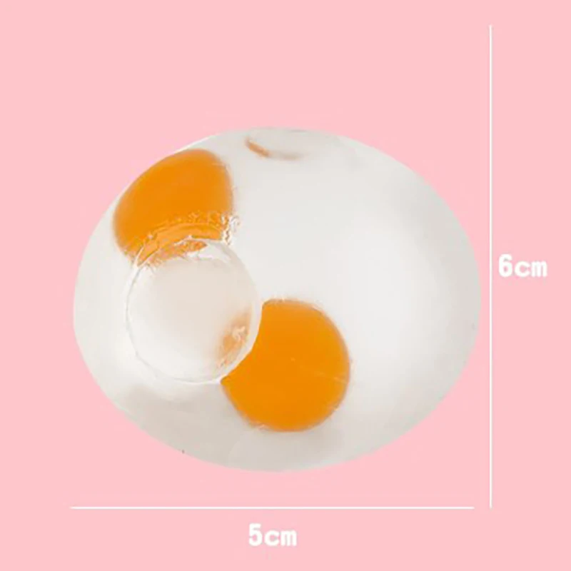 3D Egg Silicone Pinch Ball Tricky Bubble Push Anti Stress Decompression Play Toy