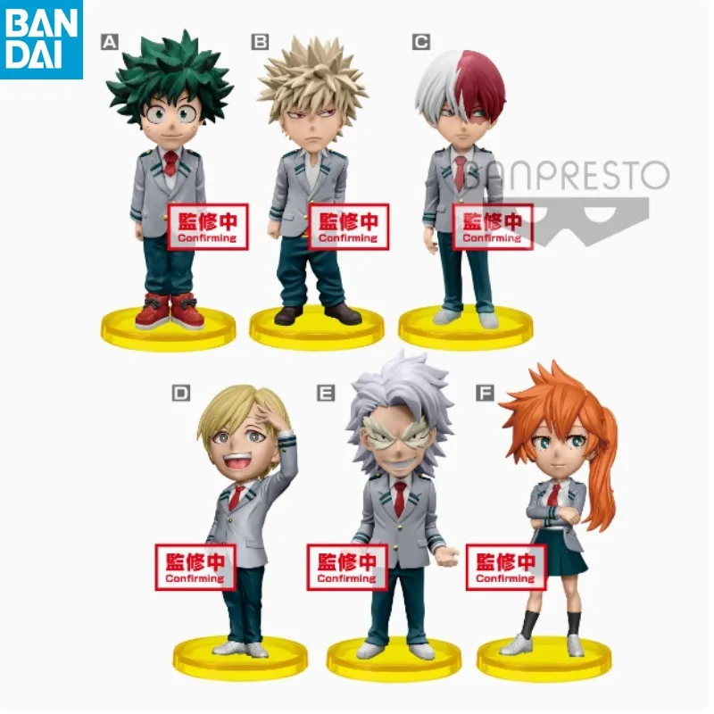 

Bandai Banpresto Original My Hero Academia WCF VO.4 Midoriya Izuku Bakugou Katsuki Todoroki Shoto Tetsutets Anime Figures Toys