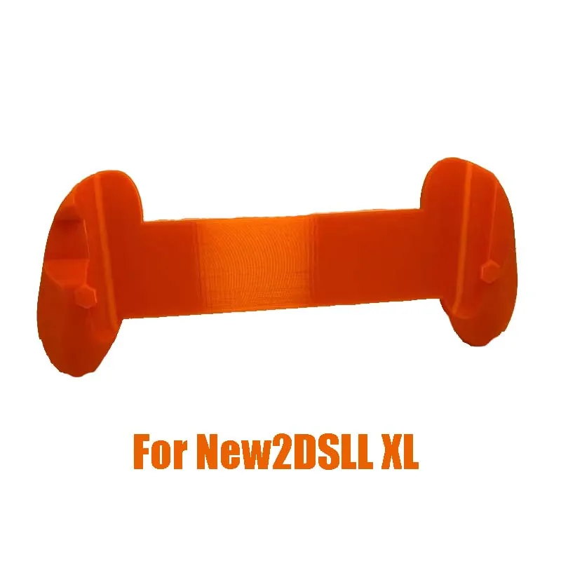For New 2DS LL XL - Orange 3D Printed Handheld Grip Game Console Accessory
