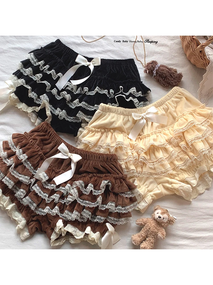 Women's Patchwork Brown Shorts Fashion Streetwear Kawaii A-line Mini Shorts 2000s Y2k Harajuku Short Pants 2000s Clothes Summer