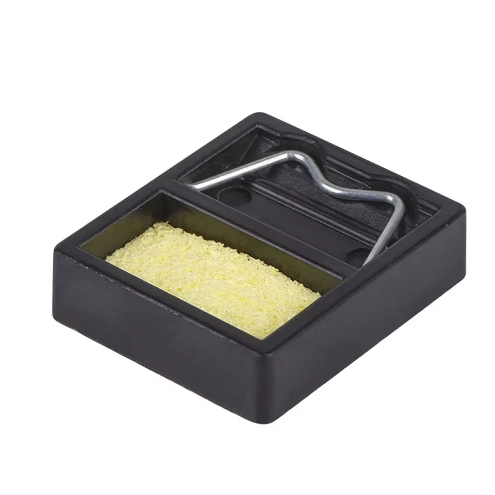 Mini Micarta podstawka do lutownicy lutowanie spawanie stojak lutowniczy z gąbka czyszcząca