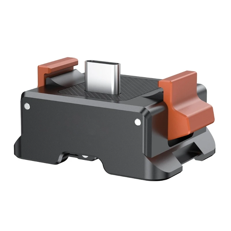 

Y1UB Aluminum Alloy Charging Dock Base Built-in 1/4 Screw Hole at Bottom Lightweight for Pocket 3 with Type C Port