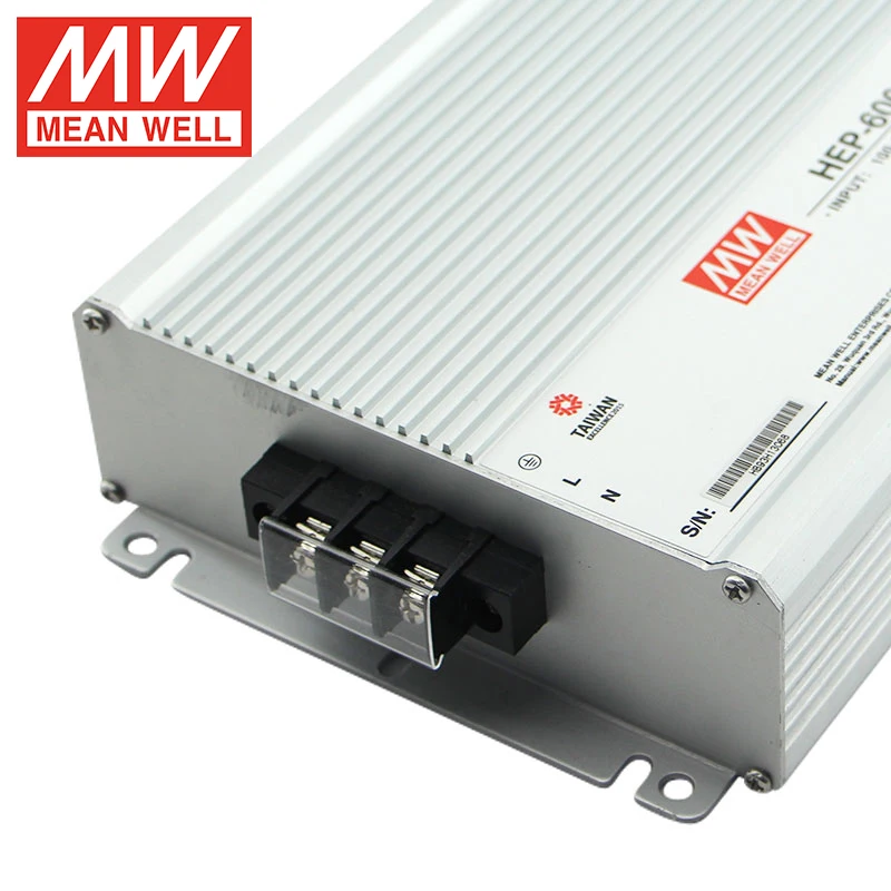 Meanwell HEP-600C-12 Power 600W Battery Charger for Harsh Environment 12V AC to DC Battery Charger