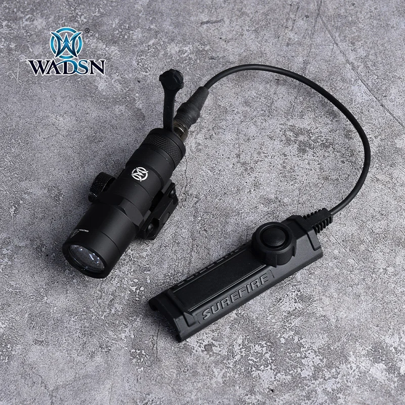 WADSN-linterna Surefire, interruptor remoto de doble función de presión táctica para M300, M600, M951, M952, interruptores de luz de arma de Rifle, AR15