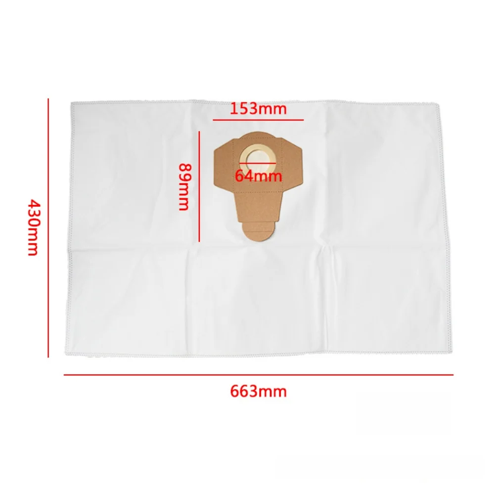 10 12 20 Piece Non Woven Dust Bags Compatible with For TC-VC1820 For TC-VC1825 For TC-VC1925-SA For TC-VC2025-SACL Vacuums
