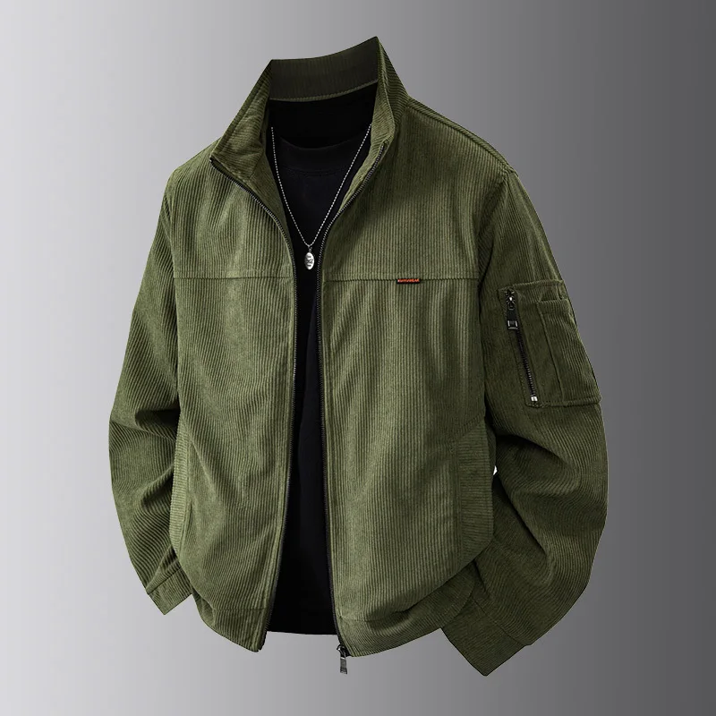 Classic Simple Casual Fashionable Jacket Spring Autumn 2025 Durable Wear-Resistant Soft Skin-Friendly Comfortable Outerwear