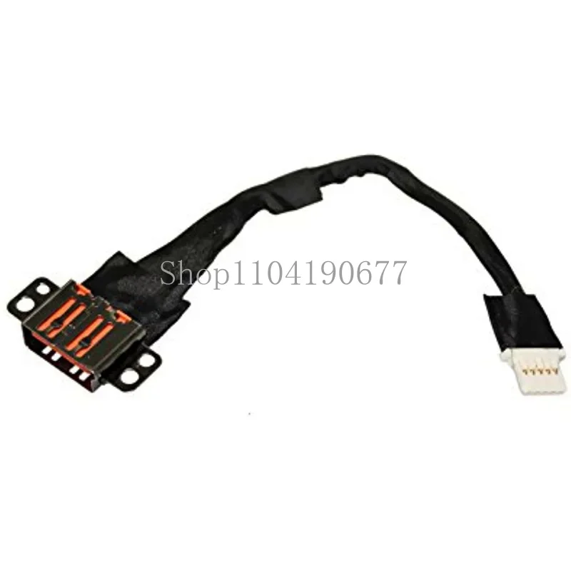 AC DC Power Jack with Cable Socket Plug Charging Port Replacement for Lenovo Yoga 3 Pro-1370 DC30100LO00