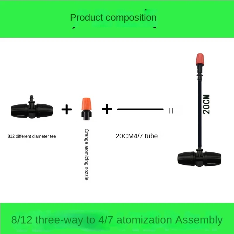 

Small Watering Nozzle, Automatic Sprinkler, Garden Park, Flower, Vegetable, Smart Irrigation System, Tuya, 8 ", 12", 4 ", 7" Th