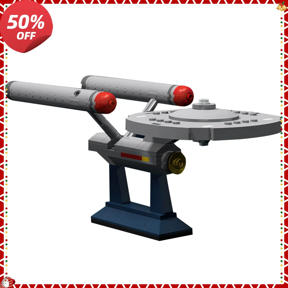 

MOC-6021 Gobricks Космический корабль Модель строительного блока USS Enterprise NCC-1701 Космический корабль Игрушка Детский подарок на день рождения Рождественские подарки Игрушки