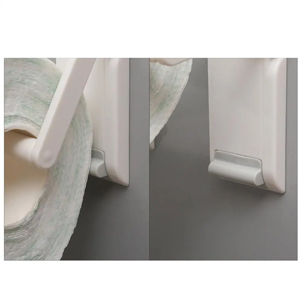 

Magnetic Toilet Paper Holder Wall Mount Space Saving Roll Holder Bathroom Accessories Fits Small Rooms Powder Room Tissue Rack