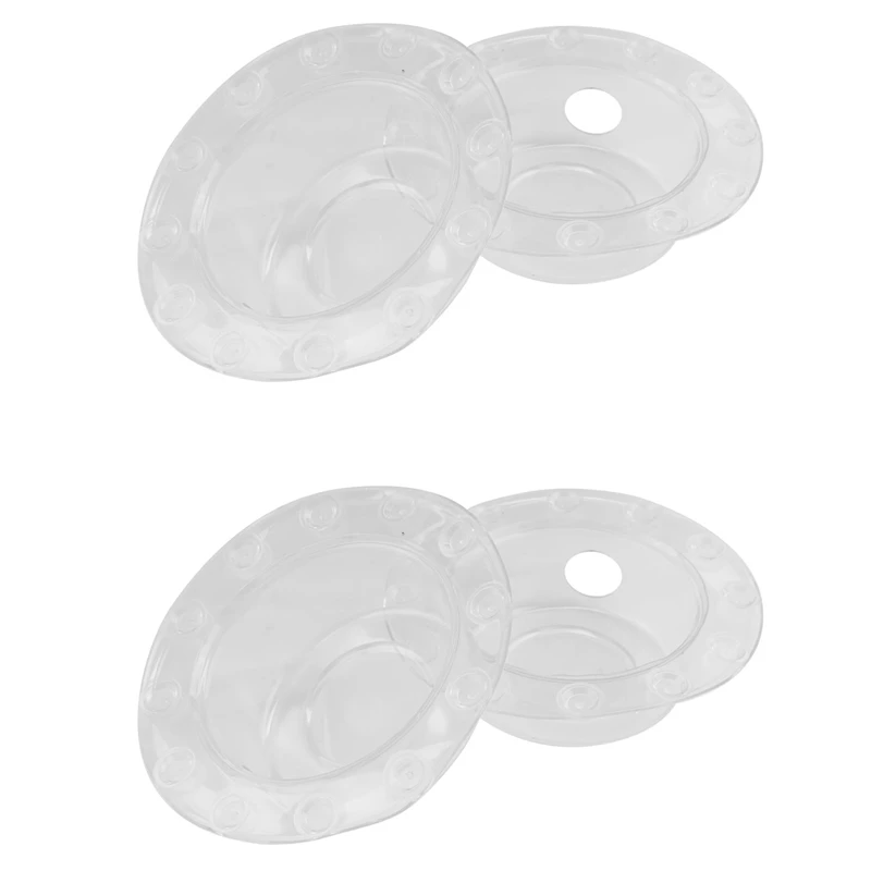 4 Pack Bathtub Overflow Drain Cover Suction Cup Seal Bathtub Stopper For Deeper Bath For Bathroom Overflow Drains