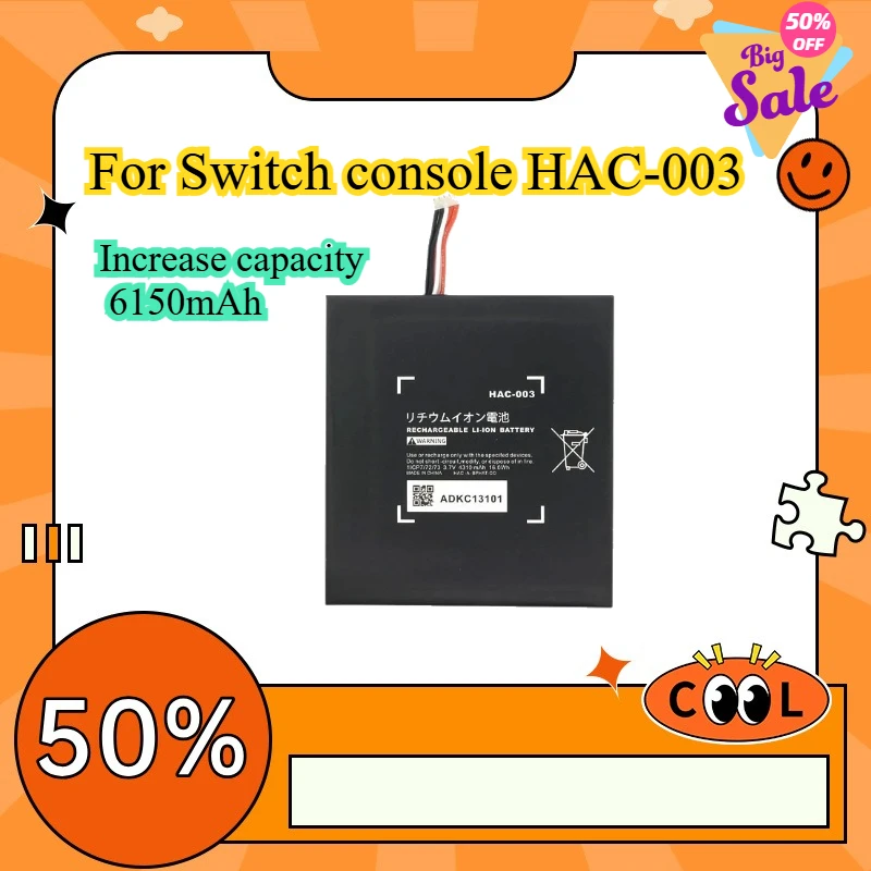 Applicable to Switch console HAC-003 battery, NS Switch OLED built-in battery, 3.7V 4310mAh
