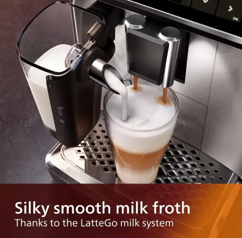 ماكينة اسبريسو كوب الفول من سلسلة 5400 عالية الجودة - رغوة الحليب LatteGo، 12 نوعًا من القهوة #2
