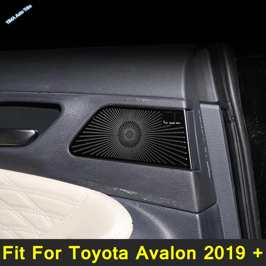 

Rear Door Speaker Audio Loudspeaker Horn Decoration Cover Trim 2PCS For Toyota Avalon 2019 - 2022 Stainless Steel Accessories