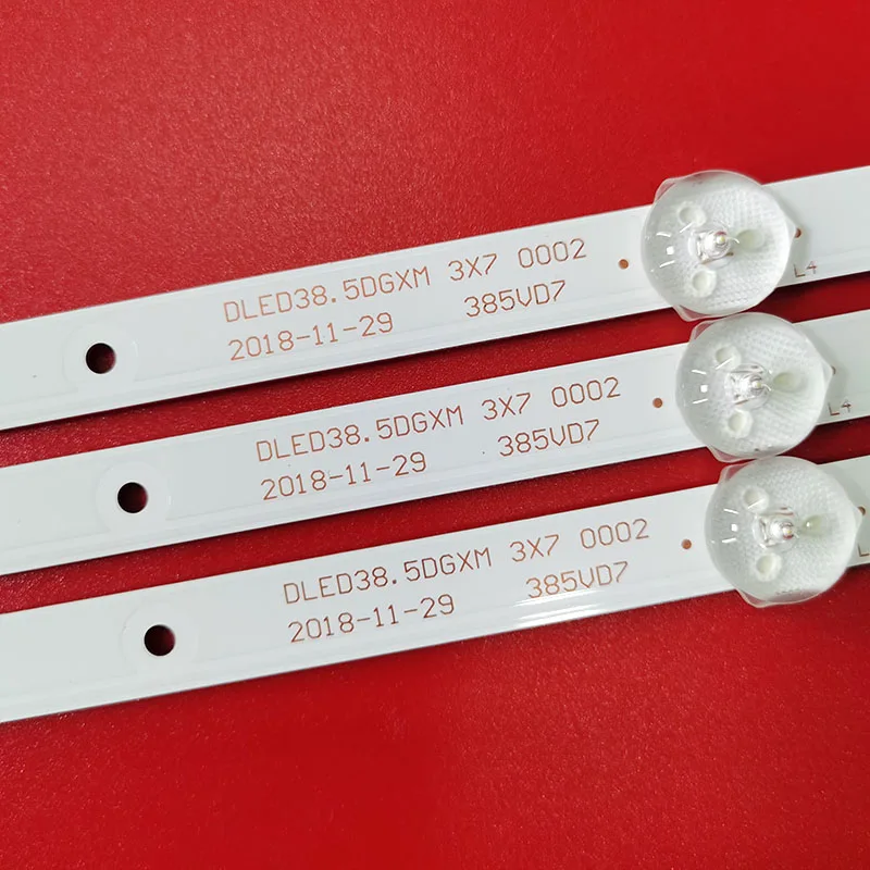 TV's LED For Ctv39fhdsm Sc-39hs950n Pn: Zn-385k07c-3 385VD7 LC390TA1A TE4019BP Backlight Band Rulers For DLED38.5DGXM 3X7 0002