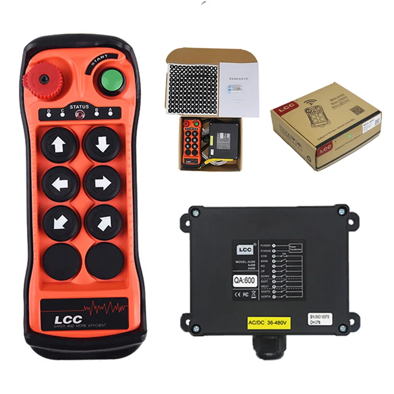 

2025 LCC QA600 433mhz 6 Button Wireless Industrial Truck Crane Remote Control