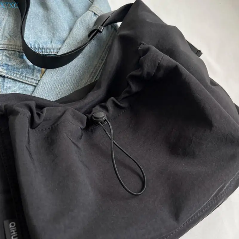 

X7XC Casual Women's Shoulder Bag Large Capacity Fabric Handbag Satchel for Daily Use