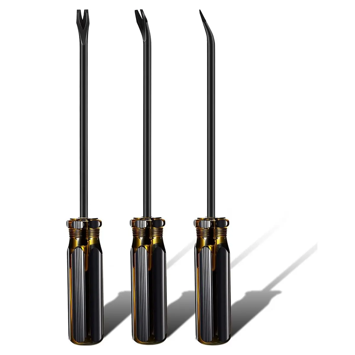 Best sales 2026 Upholstery Staple Remover Tool, 3-Pack Tack Lifter Screwdriver for Furniture, Yellow and Black