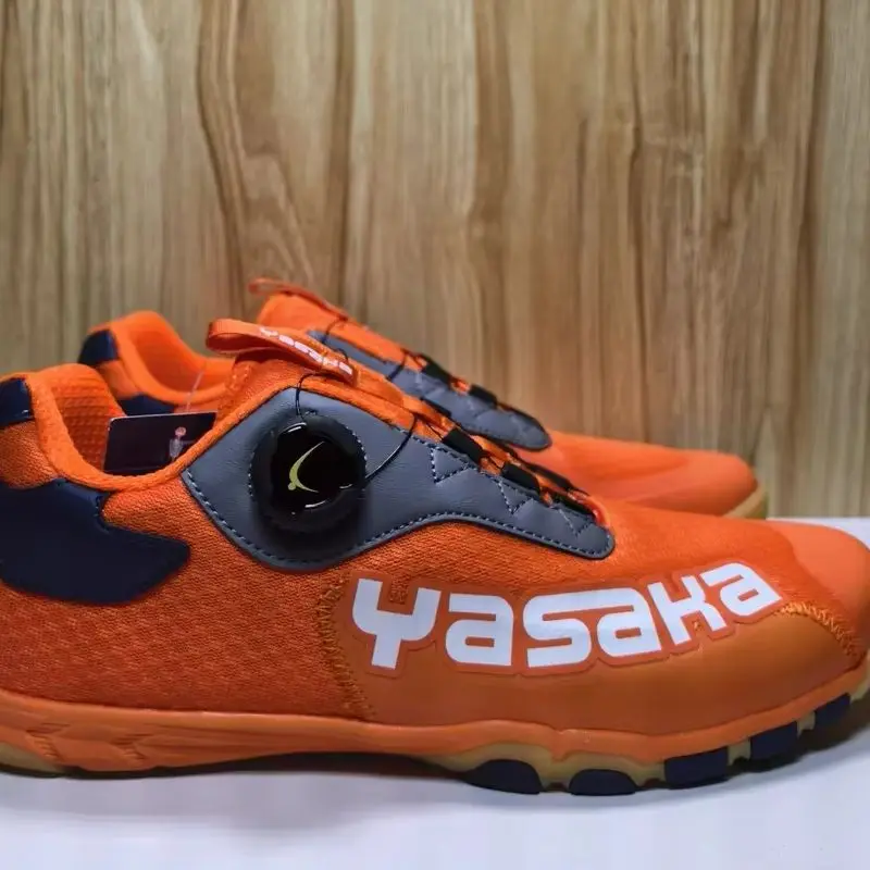 Original Brand Table Tennis Shoes Mesh Breathable Tennis Shoes Quick Lacing Indoor Court Shoes Light Weight Badminton Shoe Men