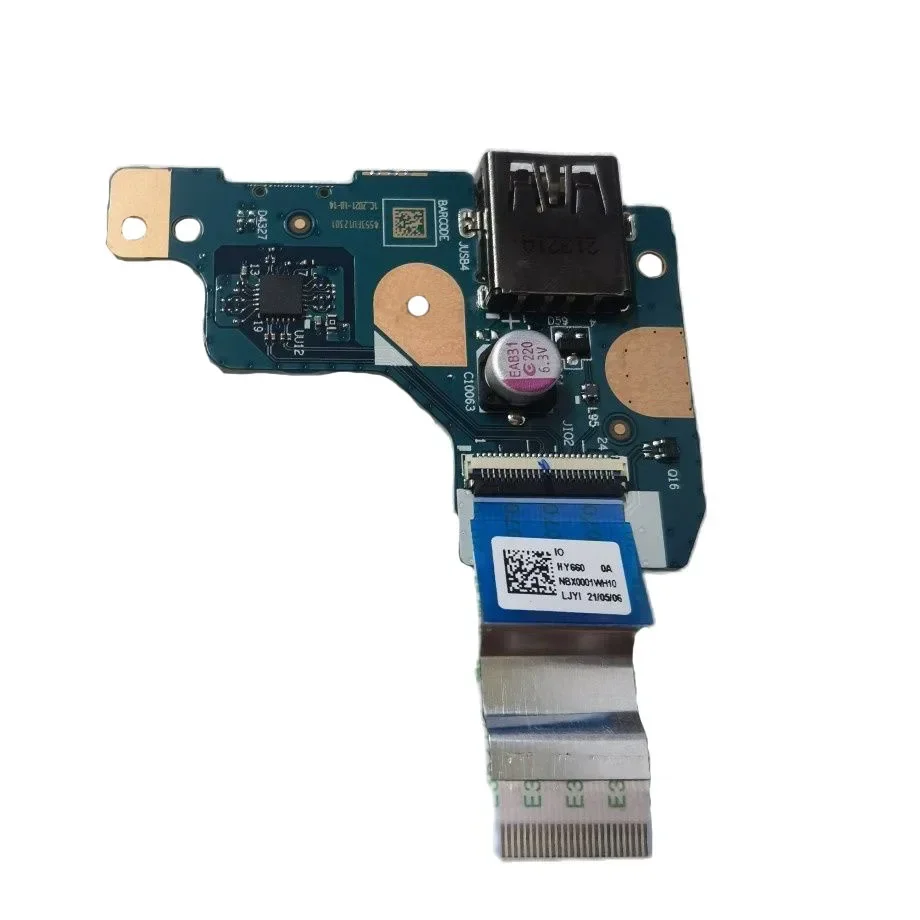 A=For Lenovo R9000P Laptop HY660/HY661 NS-D562 USB Switch Board Card With cable 2021