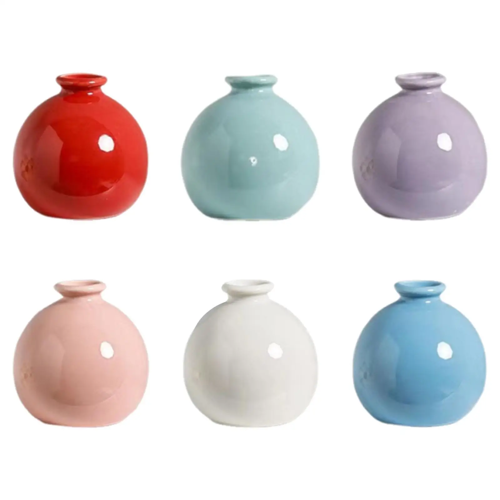 Ceramic Flower Vase Modern Living Room Bookshelf Table Centerpiece Flower Arrangement Minimalist Kitchen Plant Pot Decoration