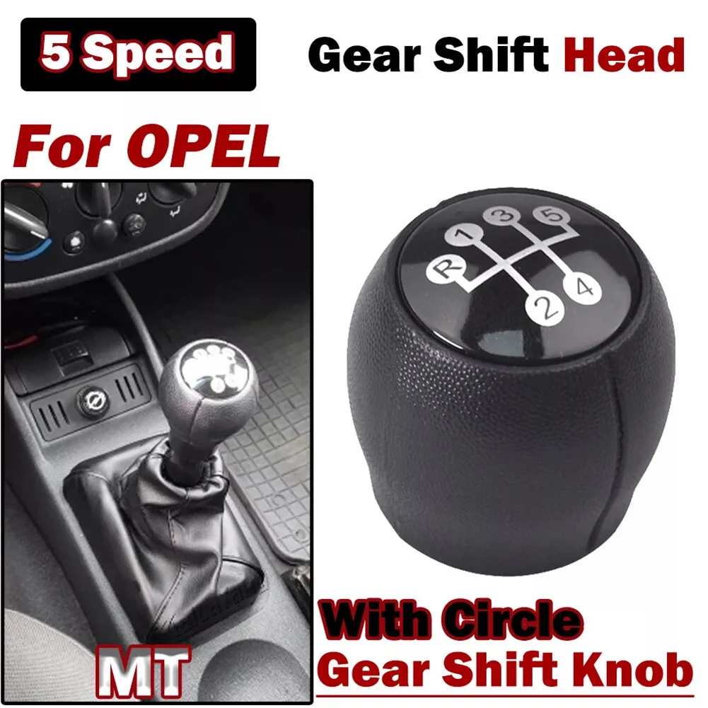 High Reliability Car Modification MT 5 Speed Gear Shift Knob Manual Transmission Knob ABS Plastic Construction