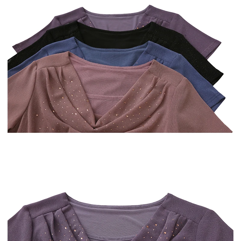 MadBlack – europäisches Damen-T-Shirt, sexy O-Ausschnitt, Diamant, Streetwear, kurzärmelig, schmales S-3XL-Mesh-T-Shirt, 2025, Sommer, neu, T53803CC