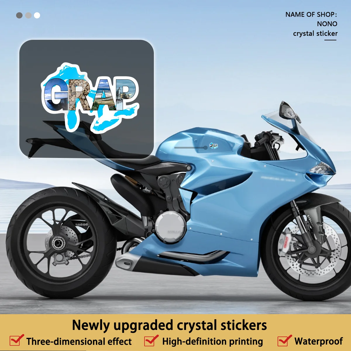 Calcomanías de vinilo con mapa de Groenlandia GRL, impresión HD impermeable para motocicletas y carrocerías de automóviles, pegatinas decorativas estilo viaje a Groenlandia
