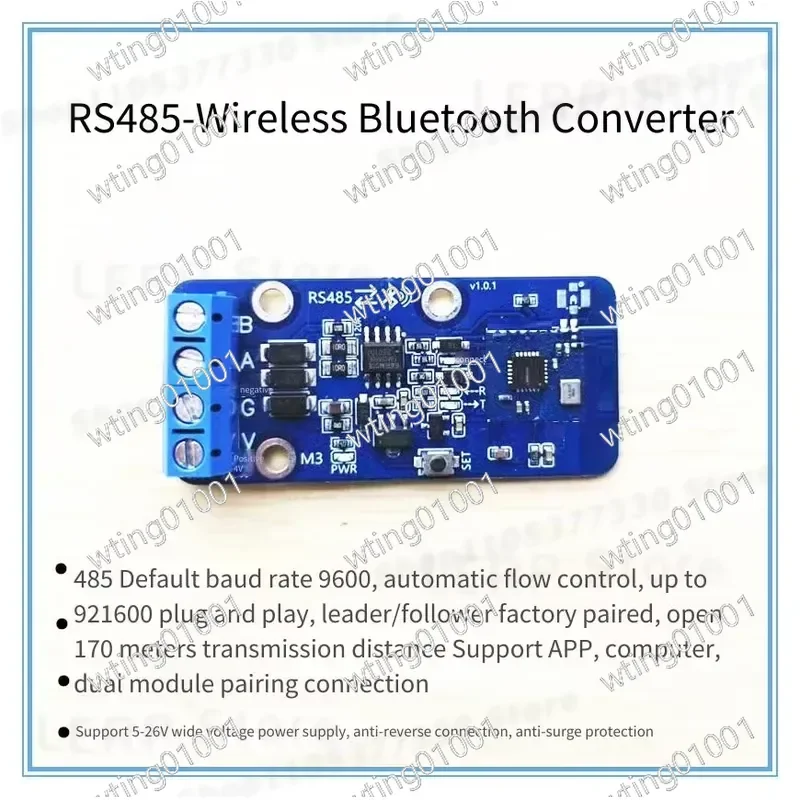 for Industrial Wireless RS485 Converter High Speed Data Transmission Module Reliable Long Range Communication Adapter