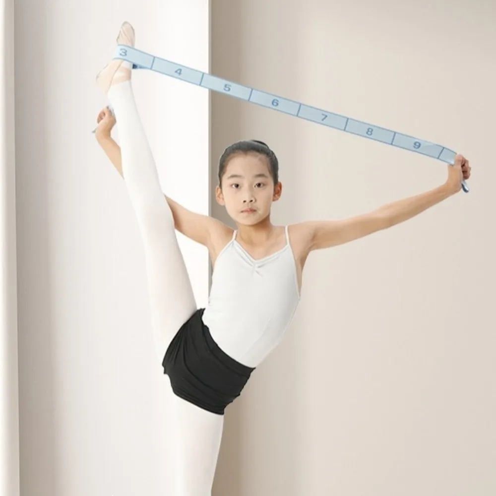 Multi Stage Yoga Stretch Band Segmented Elastic Rope Yoga Resistance Band 10/11 Grid Resistance Belt Yoga Elastic Band