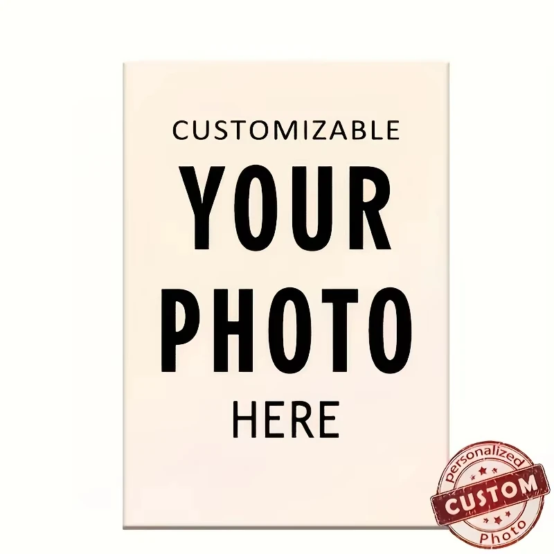 Customizable frameless canvas print, personalized canvas poster, customize your photo, share your memories and precious moment 1