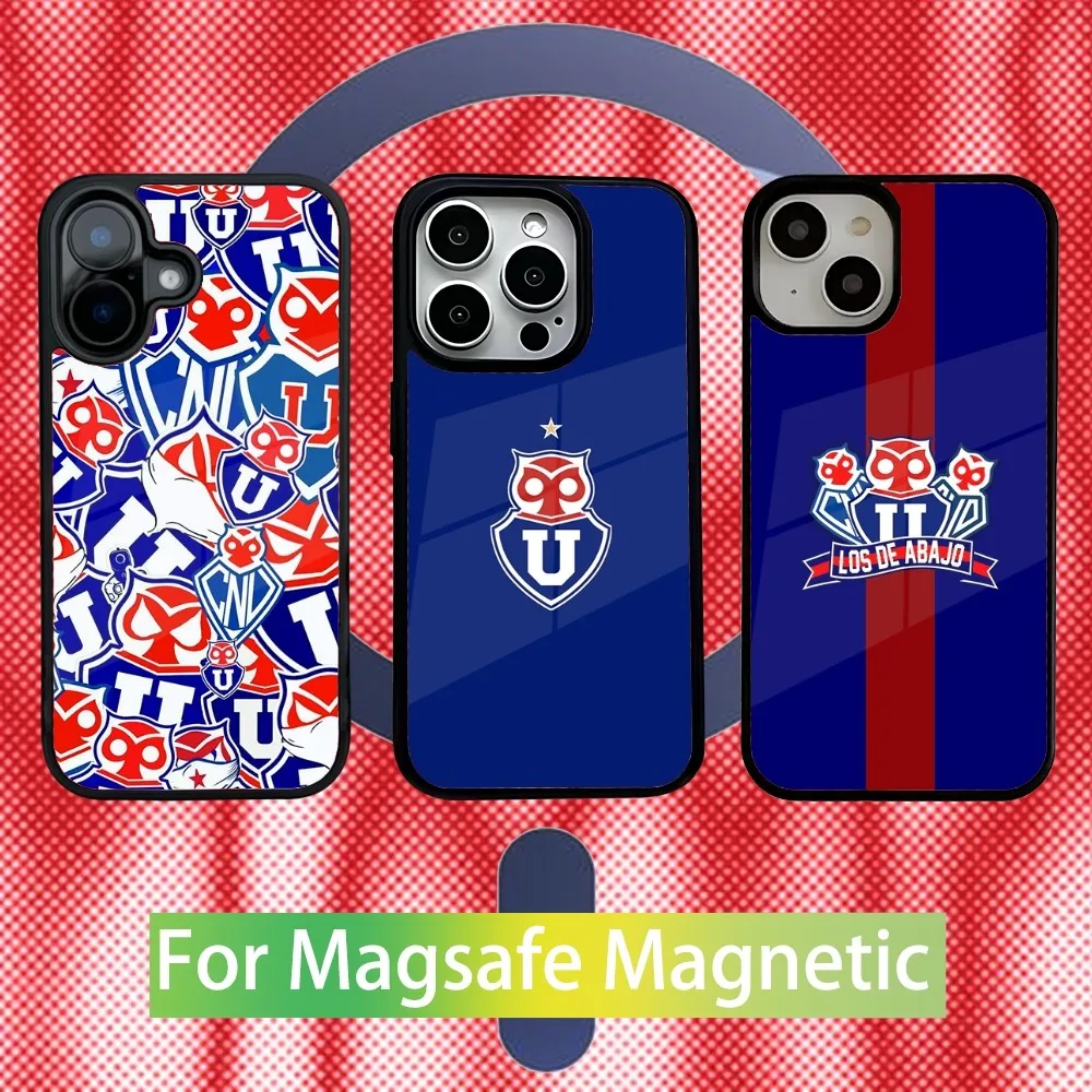

C-Chile University Logo Phone Case For iPhone 16,15,14,13,12,11,Pro,Max,Plus,Mini New Magsafe Magnetic Wireless Charging