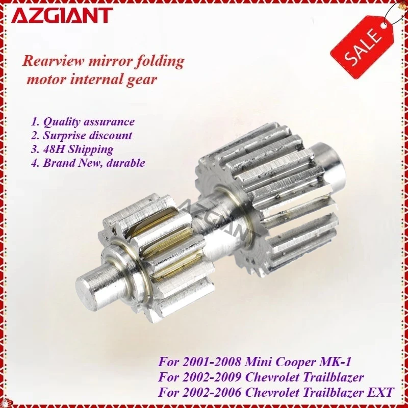 

AZGIANT Internal gear of automobile exterior mirror folding motor for 2001-2008 Mini Cooper MK-1/2002-2009 Chevrolet Trailblazer