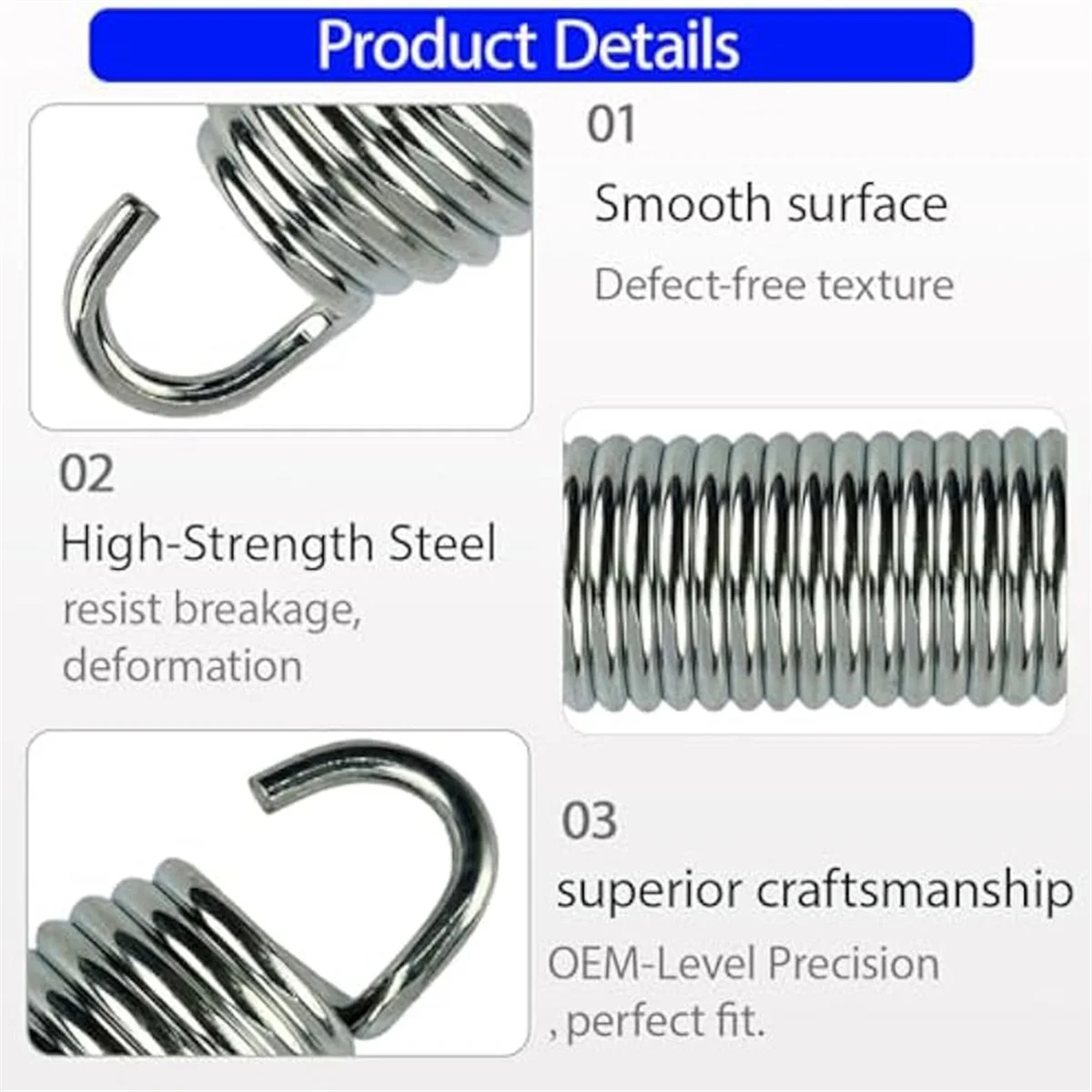 

SSR 116-6317 Extension Spring for Toro & Mower,Replaces Part 116-0133, 1-633151, 103-3330,E633151 Mower Deck Springs